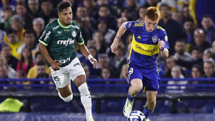 Con Figal y Marcos Rojo en duda, Boca aterrizó en Brasil para medirse con Palmeiras.