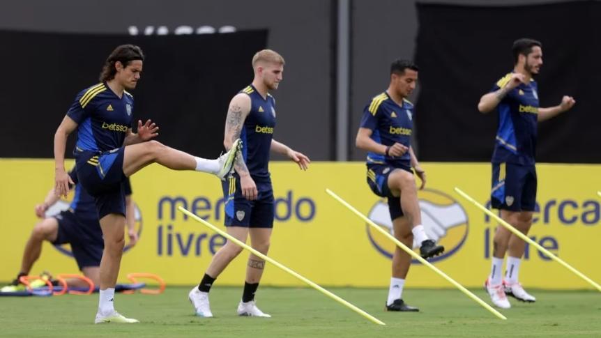 Las buenas noticias que recibió Jorge Almirón en el primer entrenamiento de Boca Juniors en Río de Janeiro.