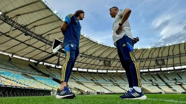 Boca realizó el reconocimiento del Maracaná de cara a la final de la Copa Libertadores 2023.