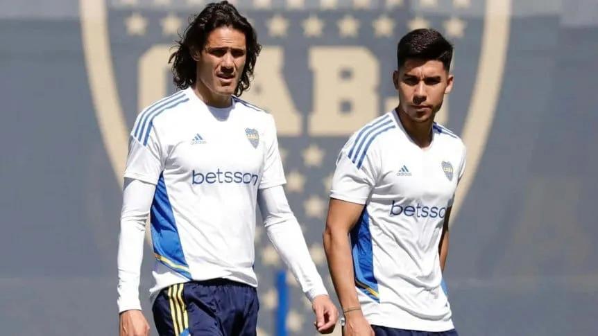 Boca entrena por última vez con la vuelta de Cavani y volará a Córdoba.